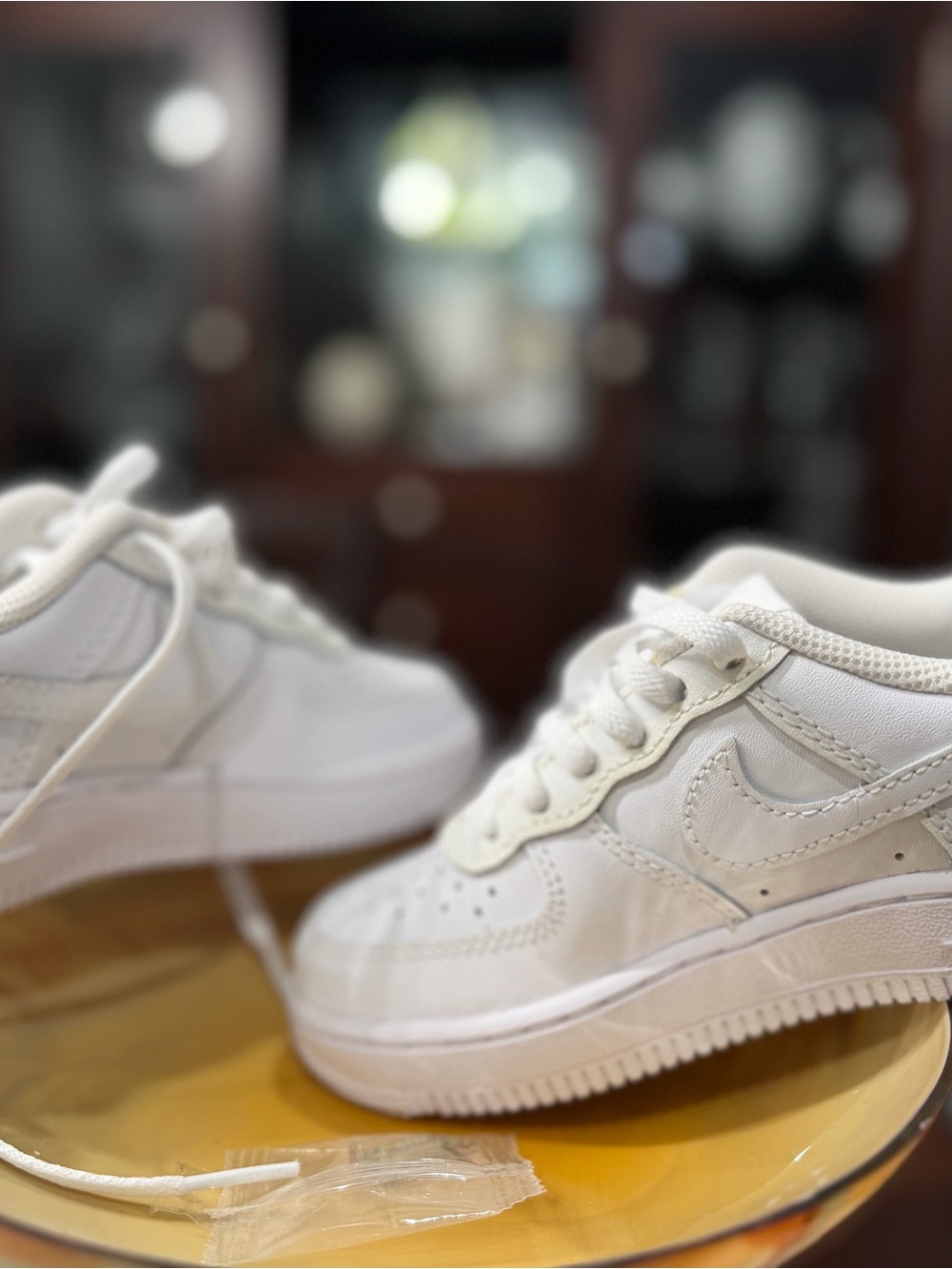 Nike Kids White Classic Low-Top Sneakers
